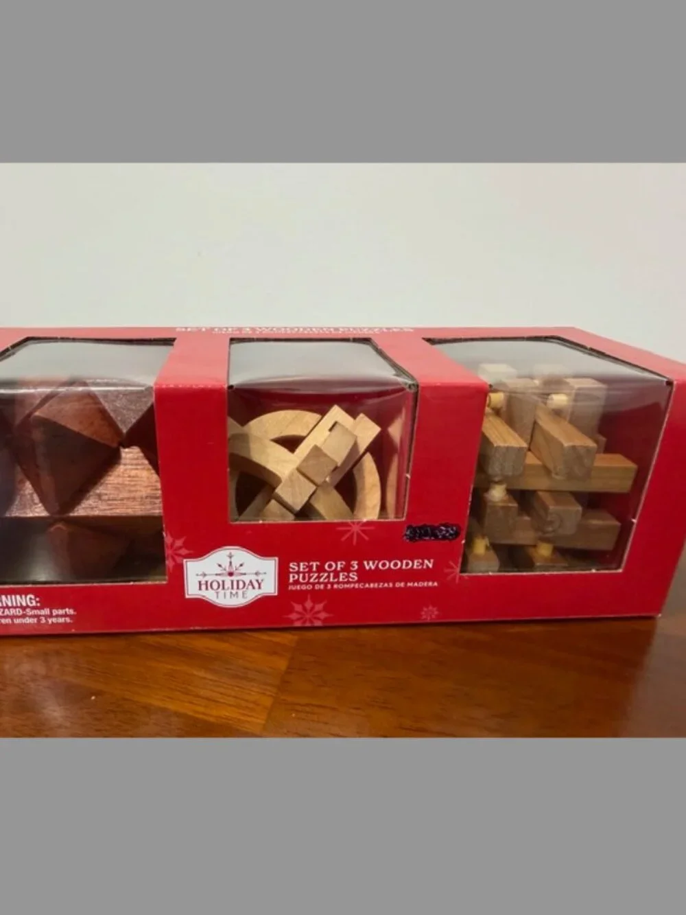 Holiday Time Wooden Puzzles NWT